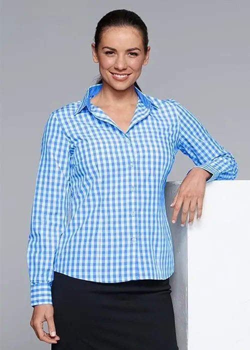 Aussie Pacific Corporate Wear AUSSIE PACIFIC LADIES DEVONPORT LONG SLEEVE 2908L