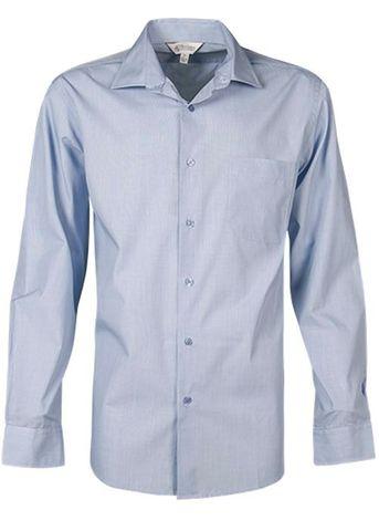 Aussie Pacific Corporate Wear Mid Blue / XXS AUSSIE PACIFIC mens grange long sleeve 1902l
