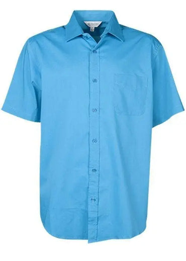 Aussie Pacific Corporate Wear Aqua / XXS AUSSIE PACIFIC MENS MOSMAN SHORT SLEEVE 1903S