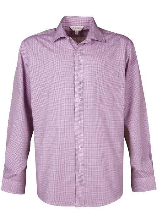 Aussie Pacific Corporate Wear Purple/White / XXS AUSSIE PACIFIC MENS toorak long sleeve 1901l