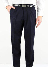 Aussie Pacific Corporate Wear Navy / 72R AUSSIE PACIFIC pleated pant mens pants - 1801