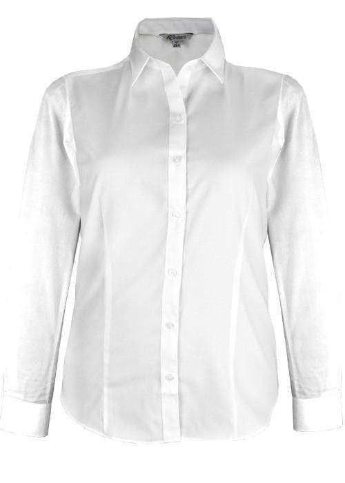 Aussie Pacific Corporate Wear White / 4 AUSSIE PACIFICLADIES kingswood long sleeve 2910l