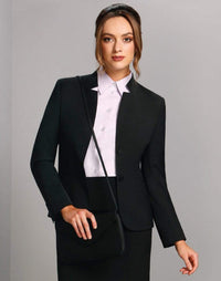 Benchmark Corporate Wear BENCHMARK Ladies’ Wool Blend Stretch Reverse Lapel Jacket M9202