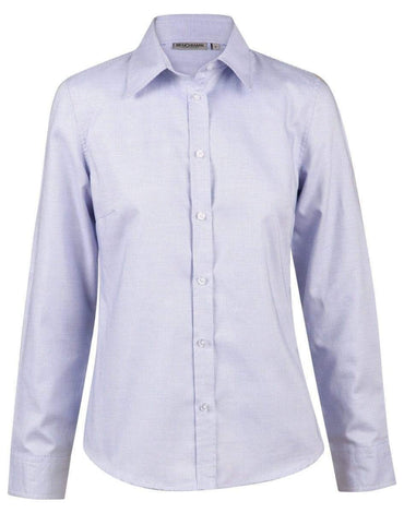 BENCHMARK Women's Dot Contrast Long Sleeve Shirt M8922