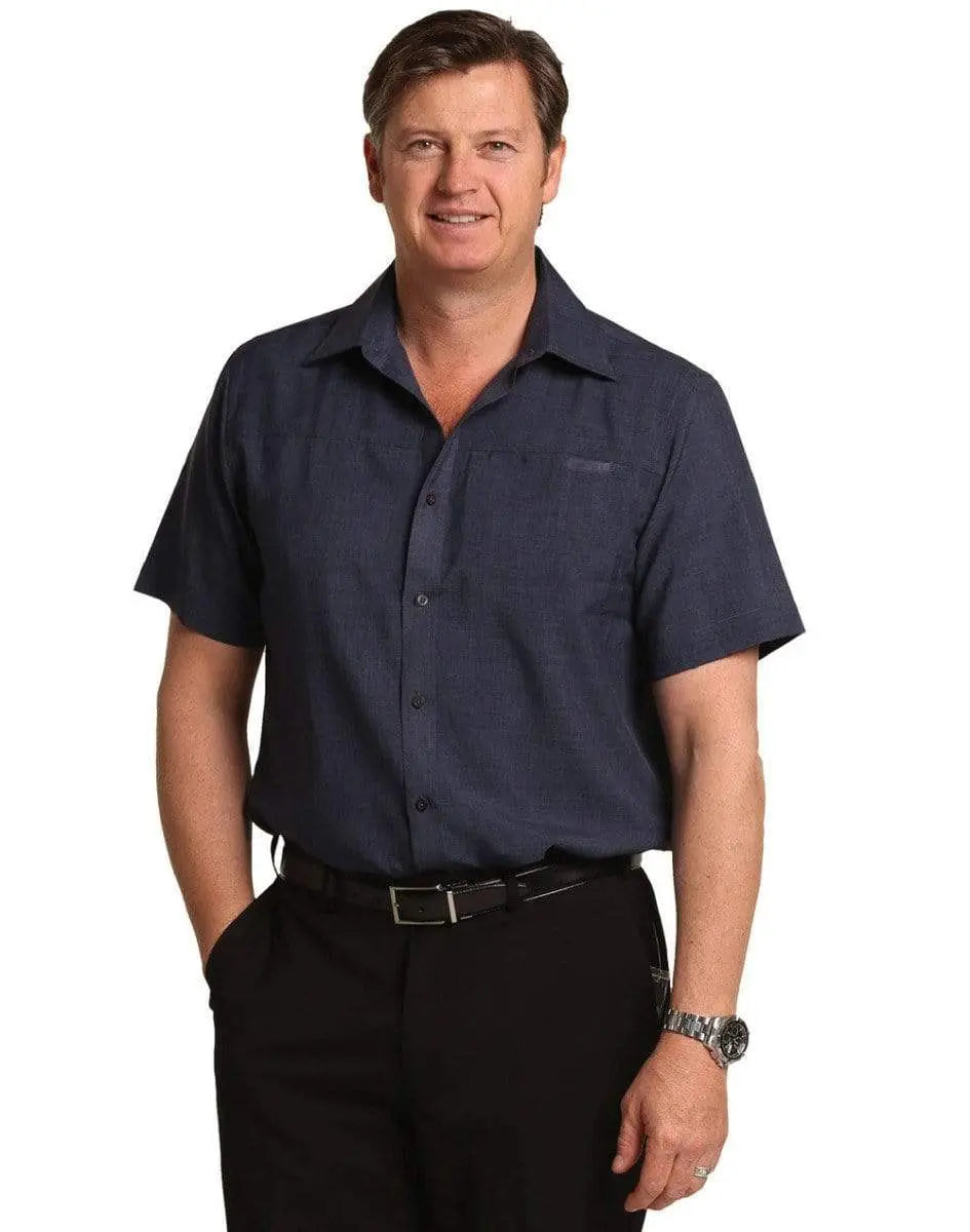 Benchmark Corporate Wear BENCHMARK Men's CoolDry Short Sleeve Shirt M7600S