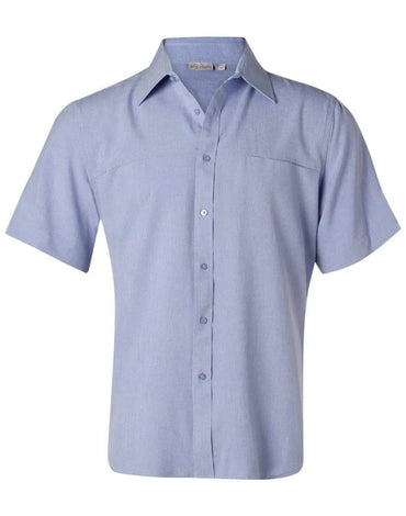 Benchmark Corporate Wear Blue / 38 BENCHMARK Men's CoolDry Short Sleeve Shirt M7600S