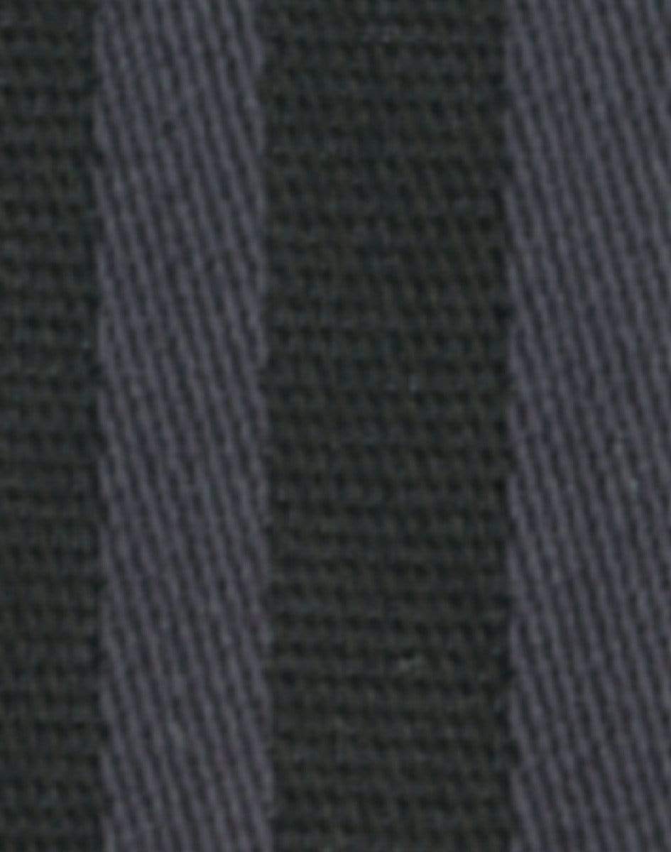 Benchmark Corporate Wear Black/Charcoal / 38 BENCHMARK Men's Dobby Stripe long sleeve shirt M7132