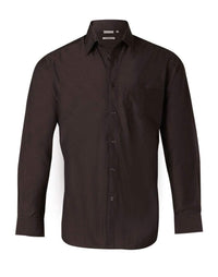 Benchmark Corporate Wear Charcoal / 38 BENCHMARK Men's Nano ™ Tech Long Sleeve Shirt M7002