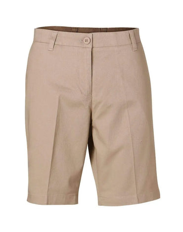 Benchmark Corporate Wear Sandstone / 6 BENCHMARK Women's Chino shorts M9461