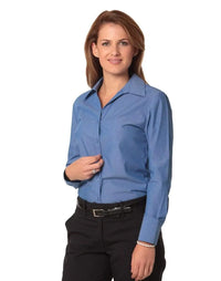 Benchmark Corporate Wear BENCHMARK Women's Nano ™ Tech Long Sleeve Shirt M8002
