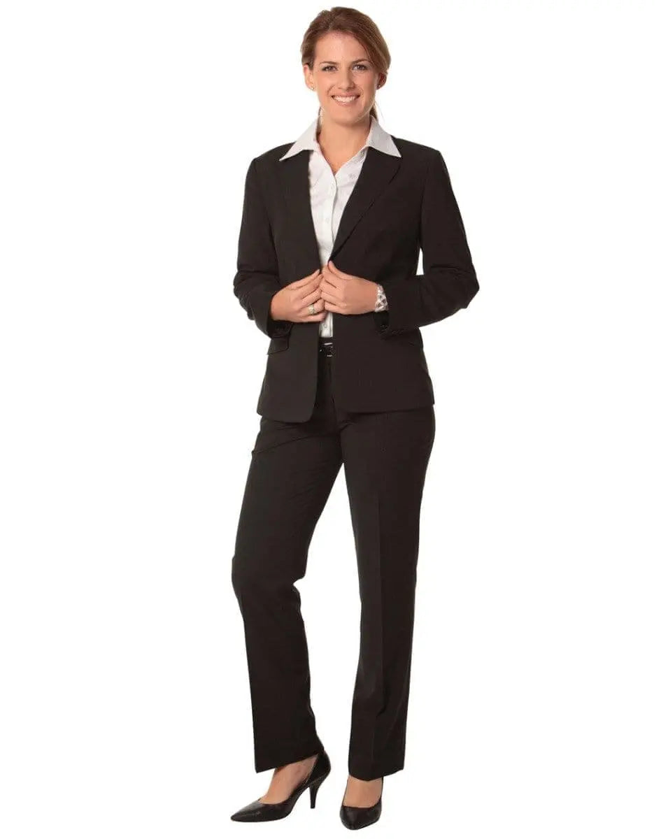 Benchmark Corporate Wear BENCHMARK Women's Poly/Viscose Stretch Stripe Low Rise Pants M9430