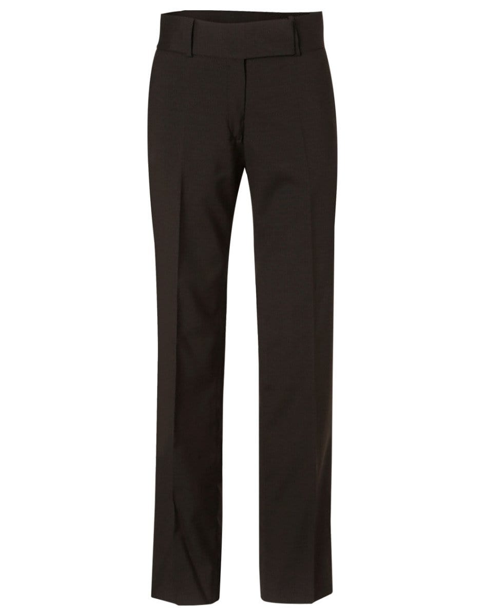 Benchmark Corporate Wear Charcoal / 6 BENCHMARK Women's Wool Blend Stretch Low Rise Pants M9410