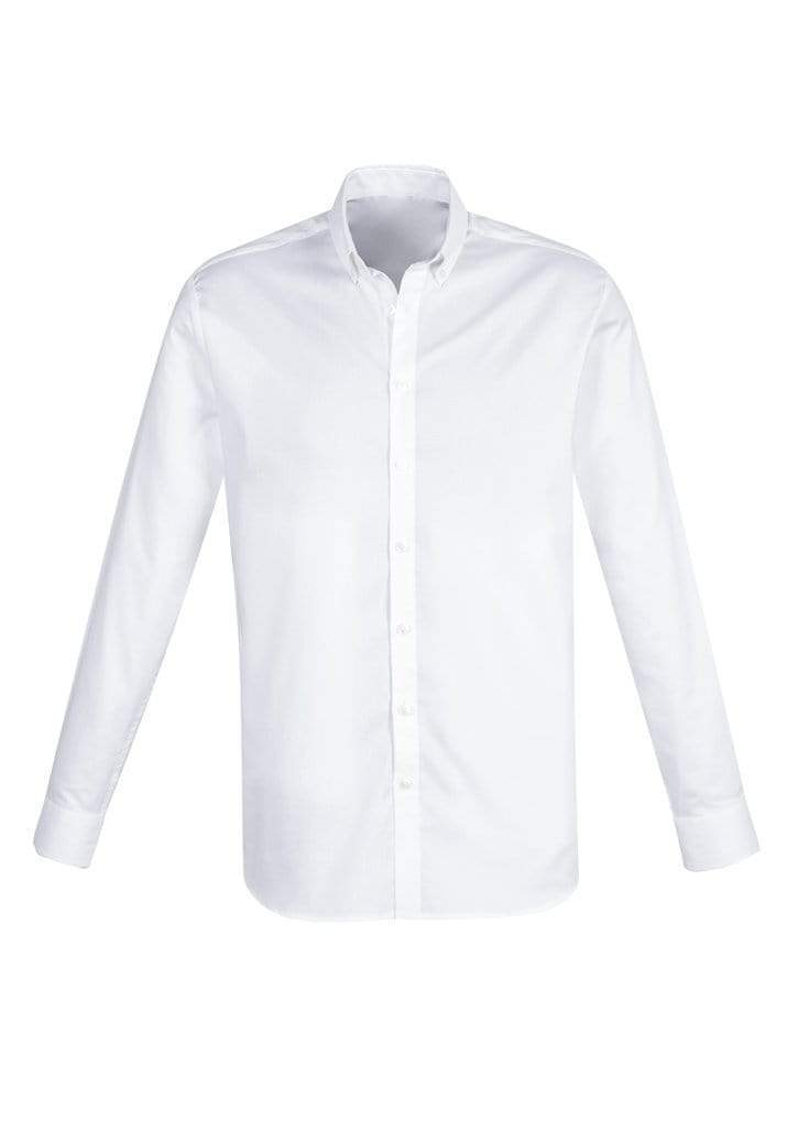 Biz Care Corporate Wear White / XS Biz Collection Camden Mens L/S Shirt S016ML