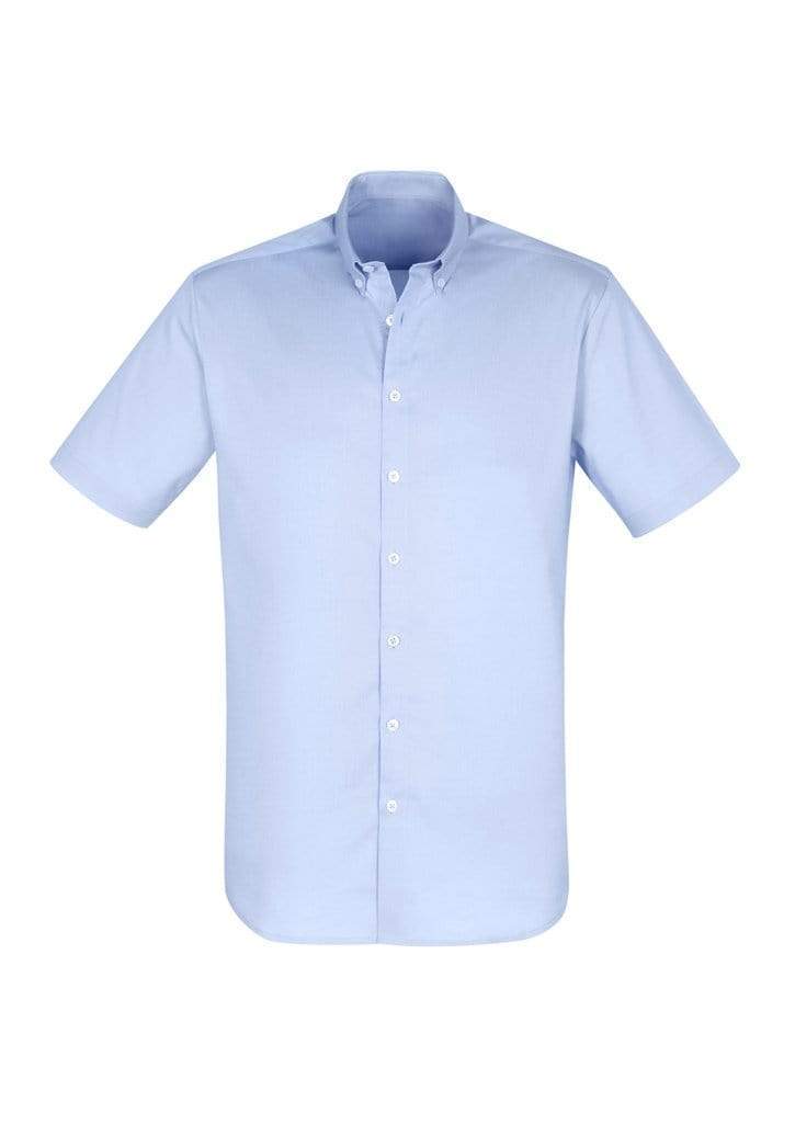 Biz Care Corporate Wear Blue / XS Biz Collection Camden Mens S/S Shirt S016MS
