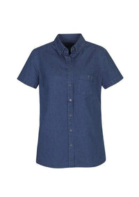 Biz Care Corporate Wear Dark Blue / 6 Biz Collection Indie Ladies S/S Shirt S017LS