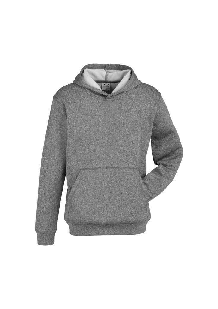 Biz Collection Active Wear Grey Marle / 6 Biz Collection Kid’s Hype Pull-On Hoodie SW239KL