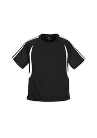 Biz Collection Casual Wear Black/White / 4 Biz Collection Kid’s Flash Tee T3110B