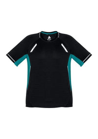 Biz Collection Casual Wear Black/Teal/Silver / 4 Biz Collection Kid’s Renegade Tee T701KS