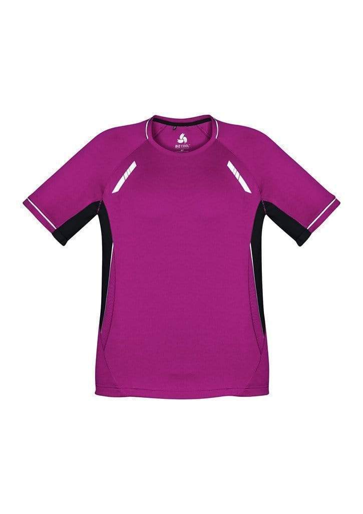 Biz Collection Casual Wear Magenta/Black/Silver / 4 Biz Collection Kid’s Renegade Tee T701KS