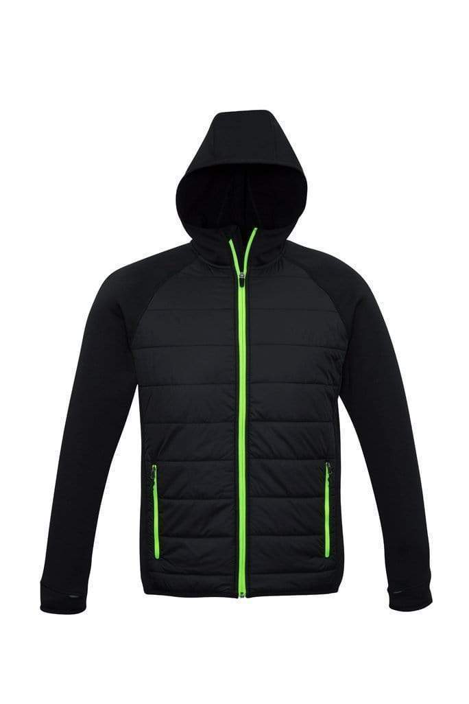 Biz Collection Casual Wear Black/Lime / S Biz Collection Men’s Stealth Tech Hoodie J515m