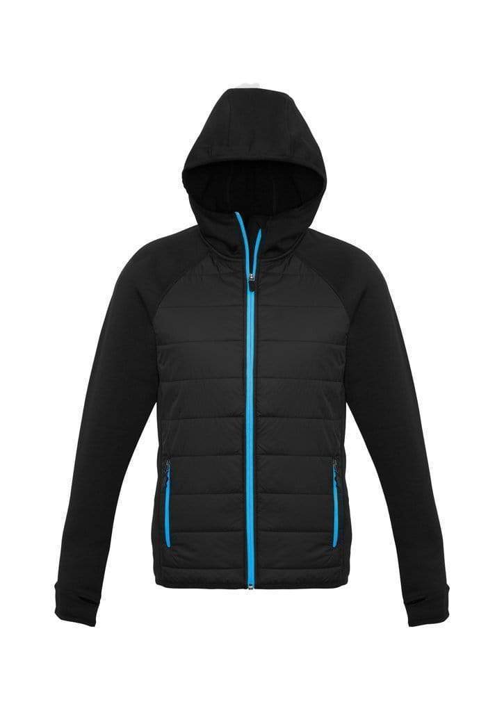 Biz Collection Casual Wear Black/Cyan / S Biz Collection Men’s Stealth Tech Hoodie J515m