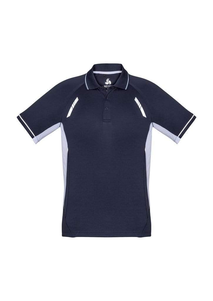 Biz Collection Casual Wear Navy/White/Silver / 4 Biz Collection Renegade Kids Polo P700KS