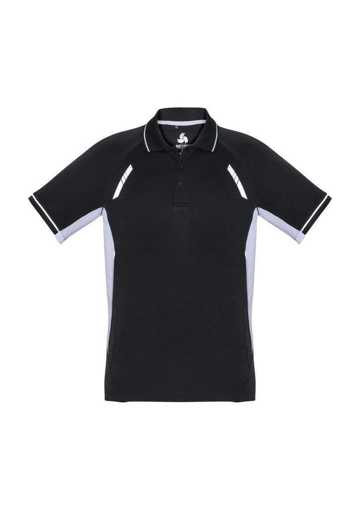 Biz Collection Casual Wear S / Black/White/Silver Biz Collection Renegade Mens Polo P700MS