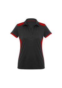 Biz Collection Casual Wear 6 / Black/Red Biz Collection Rival Ladies Polo P705LS
