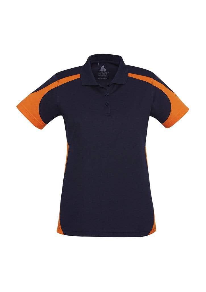 Biz Collection Casual Wear 8 / Navy/Orange Biz Collection Talon Ladies Polo P401LS