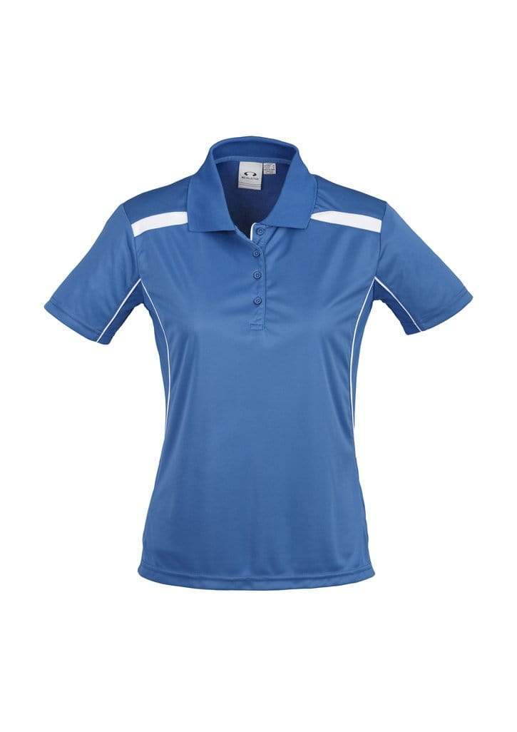 Biz Collection Casual Wear 8 / Royal/White Biz Collection United Ladies Polo P244LS