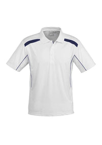 Biz Collection Casual Wear S / White/Navy Biz Collection United Mens Polo P244MS