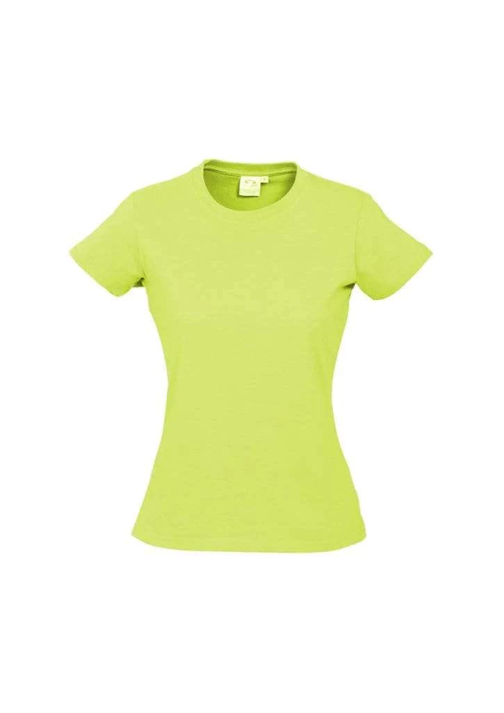 Biz Collection Casual Wear Fluoro Yellow/Lime / 6 Biz Collection Women’s Ice Tee T10022