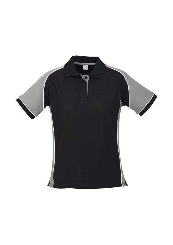 Biz Collection Casual Wear Black/Grey/White / 8 Biz Collection Women’s Nitro Polo P10122