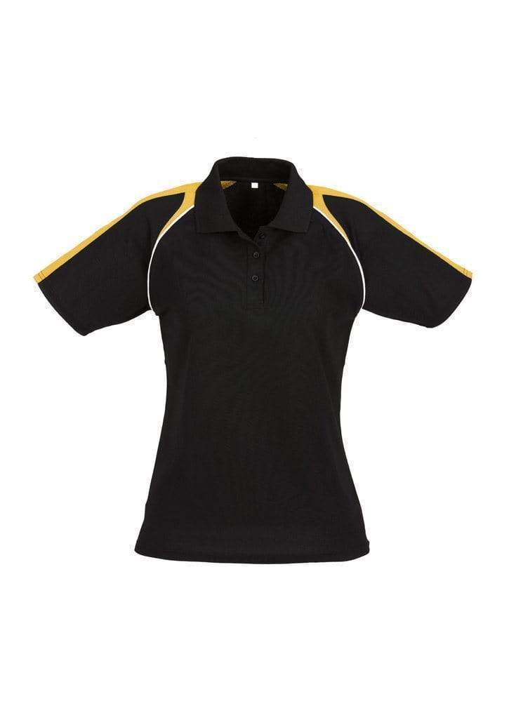 Biz Collection Casual Wear Black/Gold/White / 10 Biz Collection Women’s Triton Polo P225LS