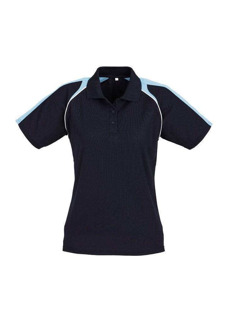 Biz Collection Casual Wear Navy/Spring Blue/White / 10 Biz Collection Women’s Triton Polo P225LS