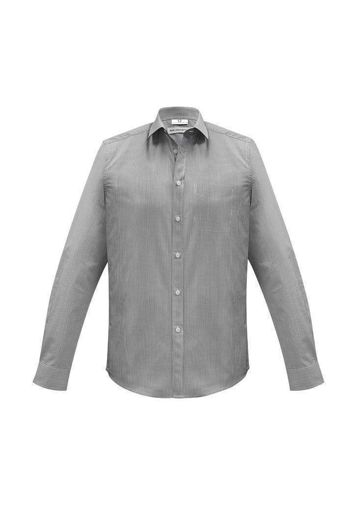 Biz Collection Corporate Wear Black / XS Biz Collection Men’s Euro Long Sleeve Shirt S812ML