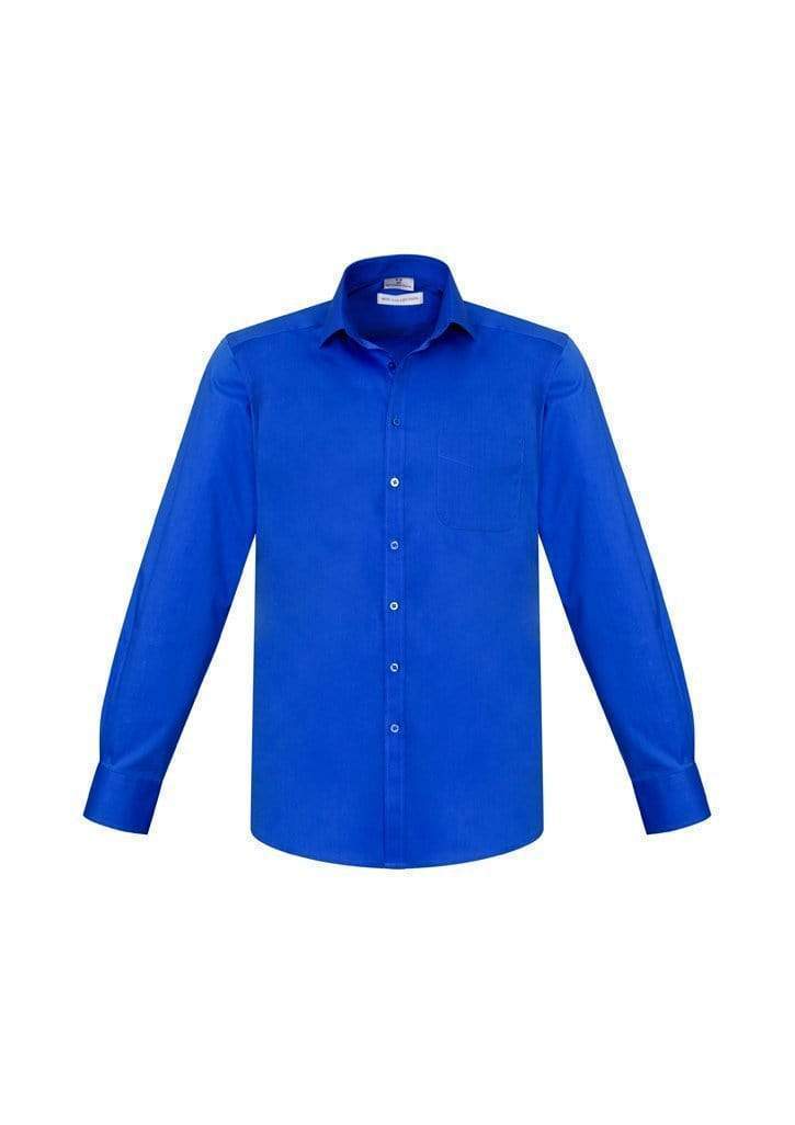 Biz Collection Corporate Wear Electric Blue / XS Biz Collection Men’s Monaco Long Sleeve Shirt S770ml