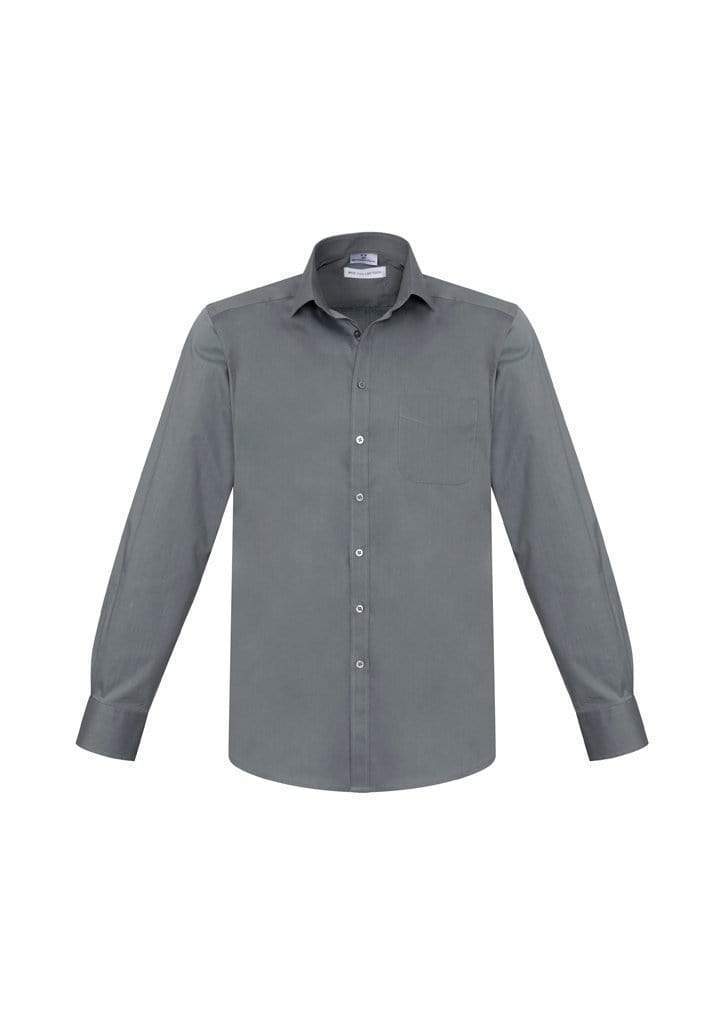 Biz Collection Corporate Wear Platinum / XS Biz Collection Men’s Monaco Long Sleeve Shirt S770ml