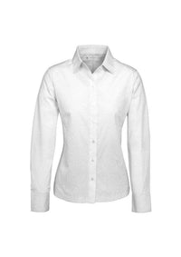 Biz Collection Corporate Wear White / 6 Biz Collection Women’s Ambassador Long Sleeve Shirt S29520