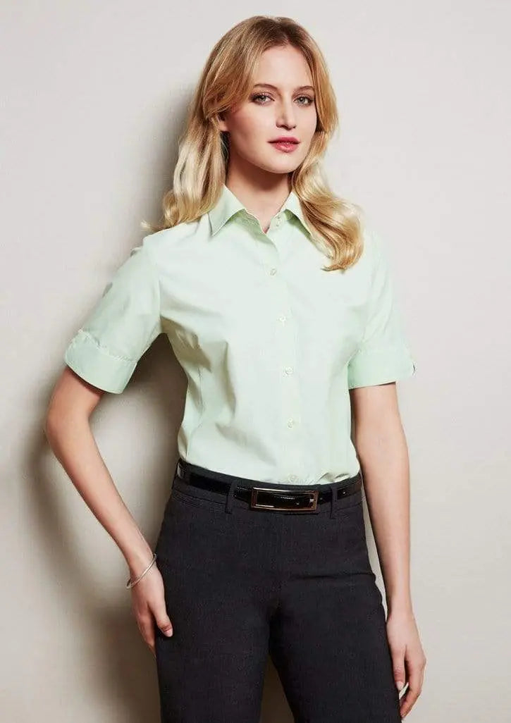 Biz Collection Corporate Wear Biz Collection Women’s Ambassador Short Sleeve Shirt S29522