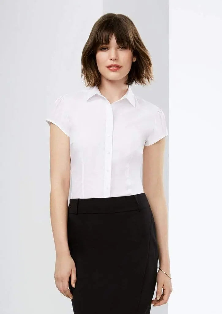 Biz Collection Corporate Wear Biz Collection Women’s Euro Short Sleeve Shirt S812ls
