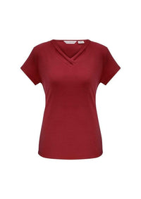 Biz Collection Corporate Wear Cherry / 6 Biz Collection Women’s Lana Short Sleeve Top K819ls