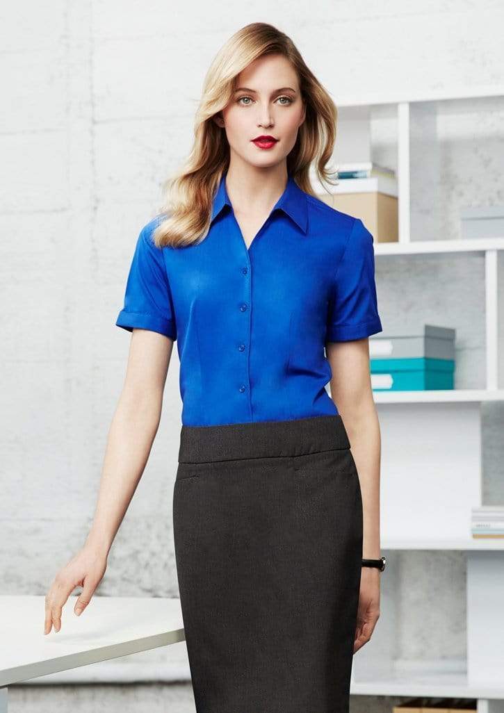 Biz Collection Corporate Wear Biz Collection Women’s Monaco Short Sleeve Shirt S770ls