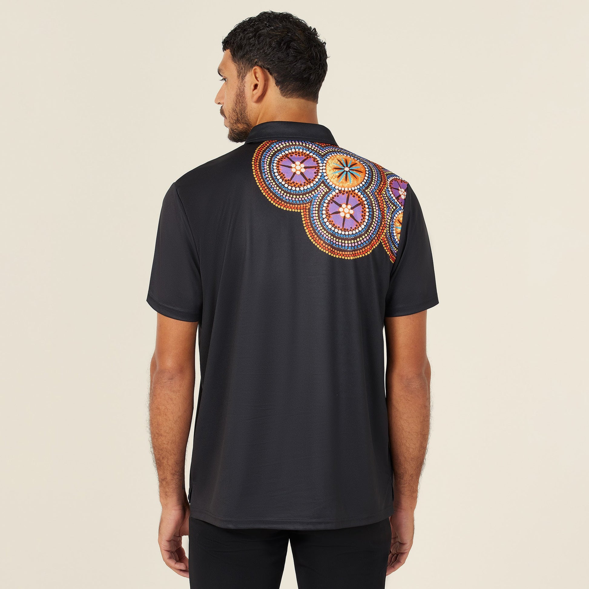 NNT Bush Tucker Men's Indigenous Corporate Polo Shirt CATJJS - Simply Scrubs Australia