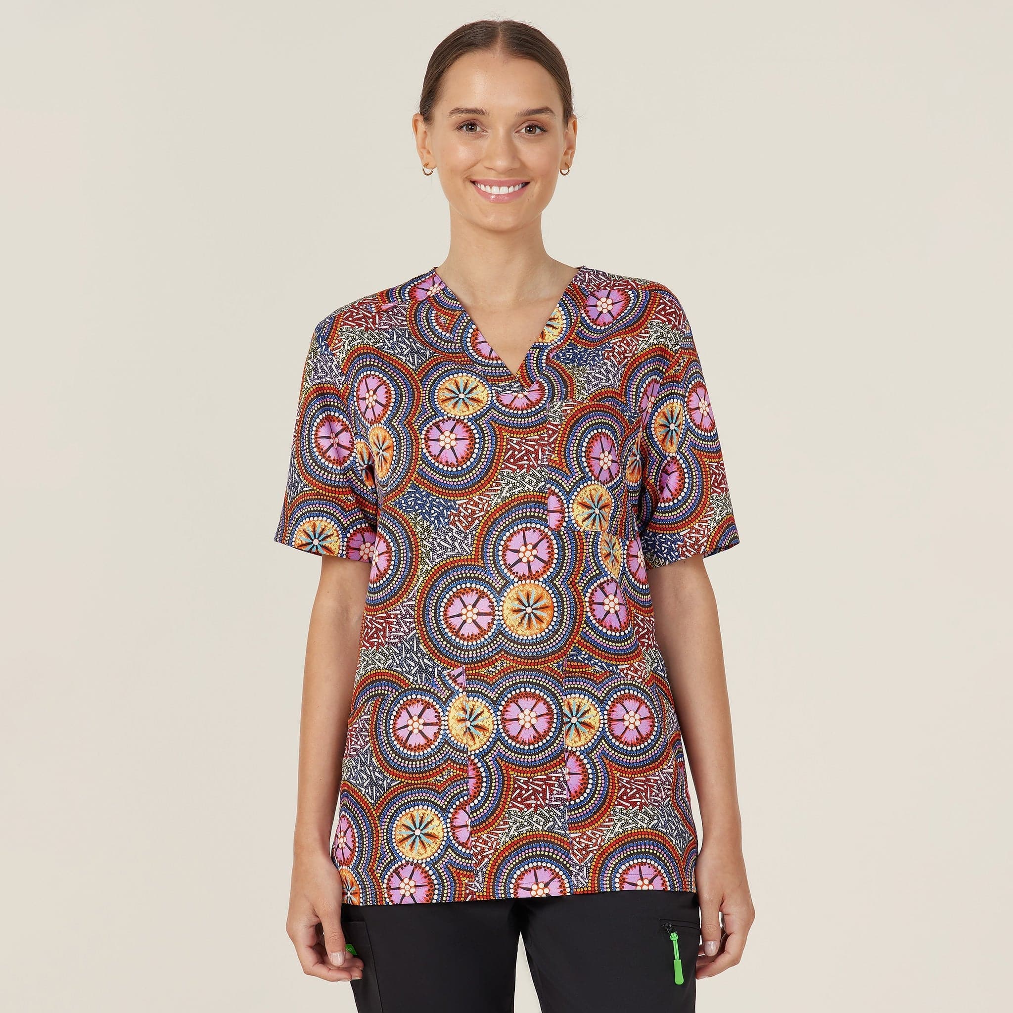 Fun print 2025 scrub tops