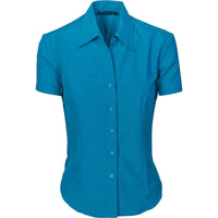 DNC WORKWEAR Ladies Cool-Breathe Short Sleeve Shirt 4237 - Simply Scrubs Australia