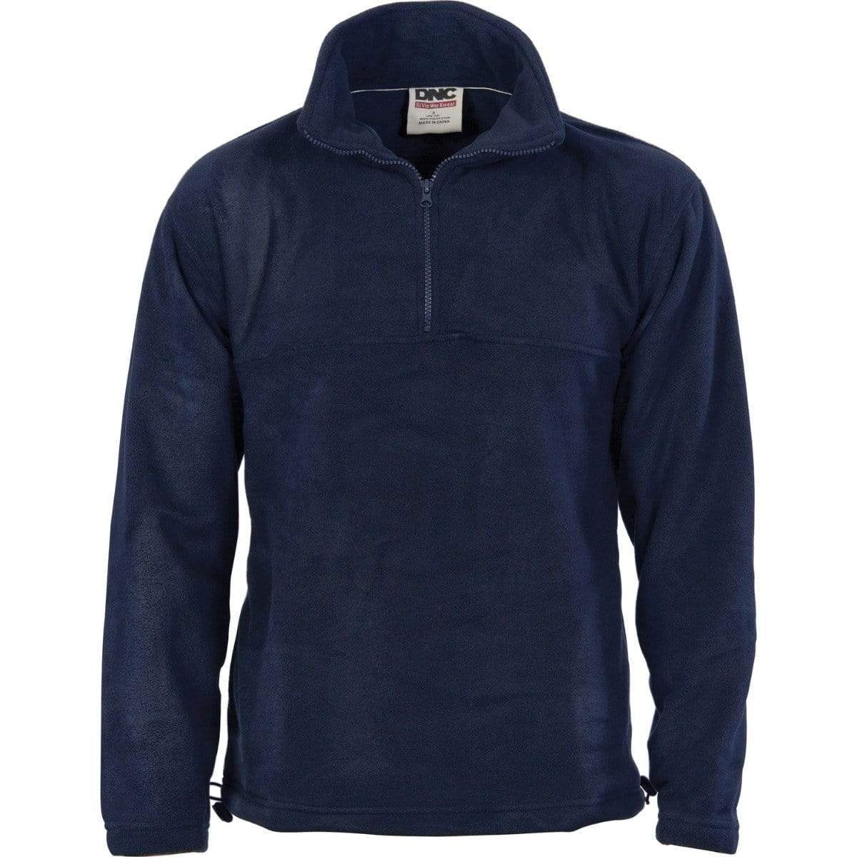DNC WORKWEAR Unisex Half Zip Polar Fleece Jacket 5321 - Simply Scrubs Australia