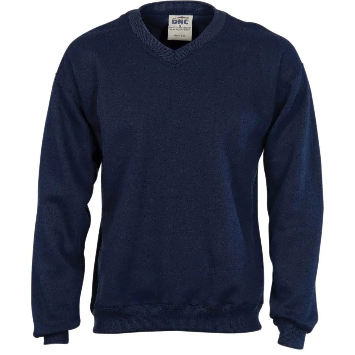 DNC WORKWEAR V-Neck Fleecy Sweatshirt (Sloppy Joe) 5301 - Simply Scrubs Australia