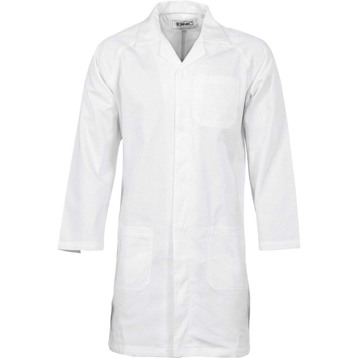 DNC WORKWEAR 200 GSM Polyester Cotton Dust Coat (Lab Coat) 3502 - Simply Scrubs Australia