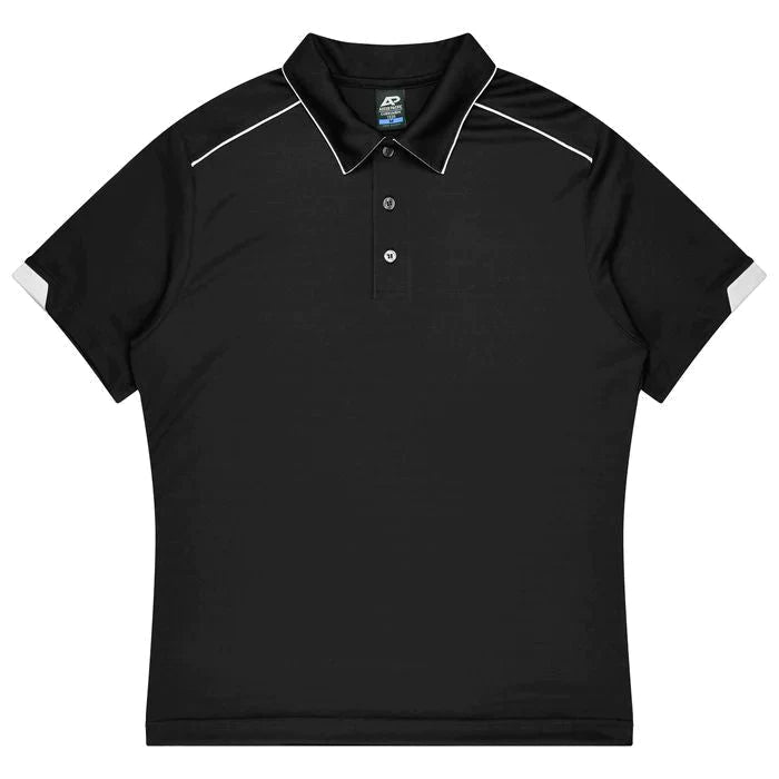 Aussie Pacific Currumbin Men's Polo Shirt 1320  Aussie Pacific BLACK/WHITE S 